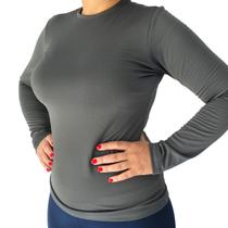Blusa Feminina Térmica Peluciada Manga Longa Segunda Pele Inverno