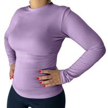 Blusa Feminina Térmica Peluciada Manga Longa Segunda Pele Inverno