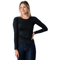 Blusa Feminina Térmica Peluciada Moda Inverno Segunda Pele