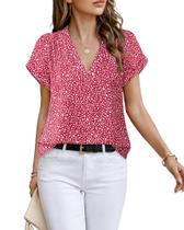 Blusa feminina Timeson, casual, poliéster, vermelha Blusa feminina Timeson, casual, poliéster, vermelha