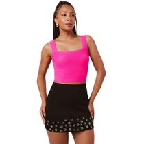 Blusa Feminina Top Liso Cropped Alcinha Moda Modal Lançamento