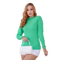 Blusa Feminina Tricô Frio Cora Inverno