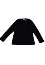 Blusa Feminina Tricot Infantil Preto Vrasalon Blusa Feminina Tricot Infantil Preto Vrasalon