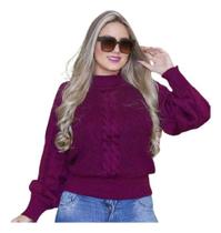 Blusa Feminina Tricot Lã Frio Intenso Quentinha Envio Já