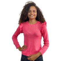 Blusa Feminina Tricot Lã Grossa Ampla De Frio Inverno 484