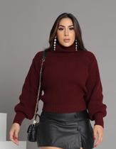 Blusa Feminina Tricot - Tamanho Único (veste 36 à 44) Blusa Feminina Tricot - Tamanho Único (veste 36 à 44)