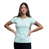 Blusa Feminina Tshirt Algodão Camiseta Baby Look Slim Fit Casual