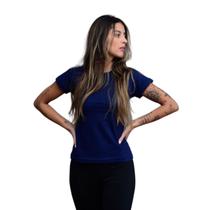 Blusa Feminina Tshirt Algodão Camiseta Baby Look Slim Fit Casual