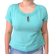 blusas femininas verde agua