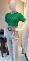 Blusa feminina, verde, tamanho G/GG, Y&Q