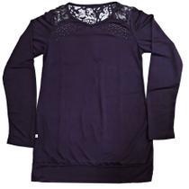 Blusa Feminina Vestleg Alongada Detalhes Flame Devorê M -g Blusa Feminina Vestleg Alongada Detalhes Flame Devorê M -g