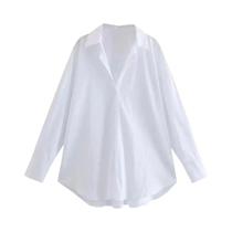 Blusa Feminina Vintage com Lapela e Manga Comprida - Estilo Chique