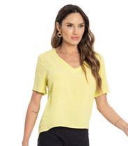 Blusa Feminina Viscose Endless Amarelo Blusa Feminina Viscose Endless Amarelo