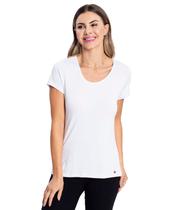 Blusa Feminina Viscotorcion Básica Rovitex Branco