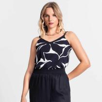 Blusa FemininaAlça Estampada Endless Khyara