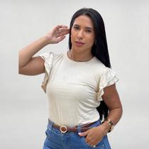 Blusa Feminino Básica Muscle Tee Viscolycra Moda Casual Chic Blusa Feminino Básica Muscle Tee Viscolycra Moda Casual Chic