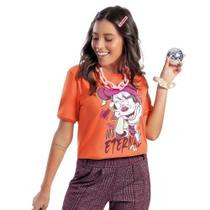 Blusa Feminino Minnie laranja D31608 - Cativa Disney