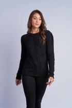Blusa feminino tricot mousse links- 1118 mimo malhas