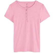 Blusa Feminino Viscose Stretch Canelada Manga Curta 70953 - Malwee