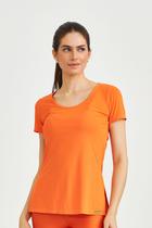Blusa Fenda Lateral Classic Cajubrasil Laranja Tangerina Blusa Fenda Lateral Classic Cajubrasil Laranja Tangerina