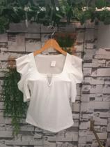 Blusa Ferrinho em tecido ribana canelado Blusa Ferrinho em tecido ribana canelado
