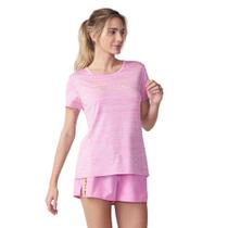 Blusa Fila Basic Train Feminina - Rosa+amarelo