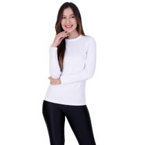 Blusa Fitness Térmica Segunda Pele Camisa Proteção Solar UV 50+ Academia Feminina