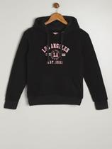 Blusa Fleece Juvenil Para Menina - PRETO Blusa Fleece Juvenil Para Menina - PRETO
