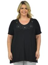 Blusa florais plus size fenomenal