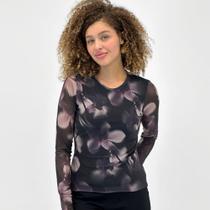 Blusa Formitz em Tule Manga Longa Feminina