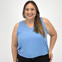 Blusa Formitz Plus Size Regata Básica Feminina