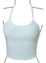 Blusa Frente Única Cropped Trança