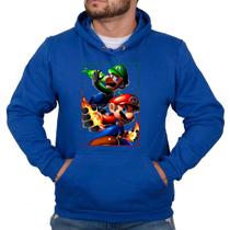 Blusa Frio Blusão Canguru Super Mario Bross Filme Jogo