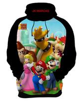 Blusa Frio Moletom Mario Luigi Desenho Infantil Game Jogo 13_x000D_