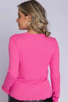 Blusa Fru Fru Rosa Cess - P - Rosa