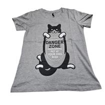 Blusa Gato Gatinho Pet Camiseta Baby Look Sfm340