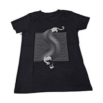 Blusa Gato Gatinho Pet Joy Division Camiseta Baby Look Feminina Sfm996