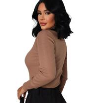 Blusa Gola Alta Feminina Ribana Premium