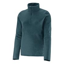 Blusa Gola Alta Fleece Salomon Polar LT HZ Azul Feminino Blusa Gola Alta Fleece Salomon Polar LT HZ Azul Feminino