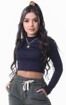 Blusa Gola Alta Suplex Manga Longa Codigo Girls