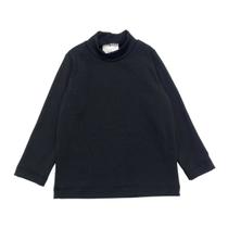 Blusa Gola Alta Térmico Comfort Infantil Peluciada M/ Longa