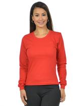 Blusa Gola Redonda Manga Longa Fenomenal