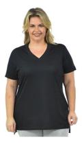 Blusa Gola V Longa Mullet Plus Size Feminino Tapa Bubum
