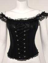 Blusa gótica com renda Blusa gótica com renda