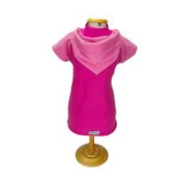 Blusa Griff Dog com Capuz Rosa para Cães e Gatos - Tamanho 3