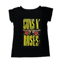 Blusa Guns N' Roses Baby Look Camiseta Blusinha Feminina Sfm415 Blusa Guns N' Roses Baby Look Camiseta Blusinha Feminina Sfm415