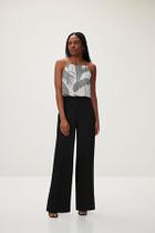 Blusa Halter Neck em Viscose Estampada LezaLez