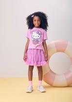 Blusa Hello Kitty Sereia Cauda 3d Momi