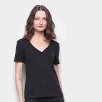 Blusa Hering Básica Gola V Feminina