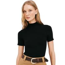 Blusa hering canelada gola alta feminino ref: her4ezvn Blusa hering canelada gola alta feminino ref: her4ezvn